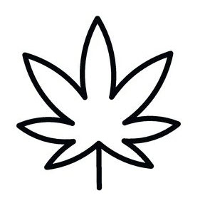 Marijuana leaf icon
